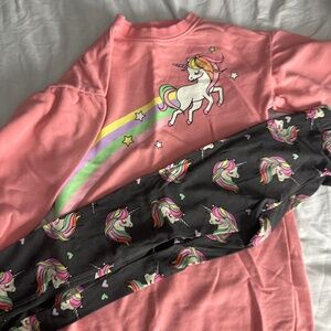 Unicorn sweater pants set